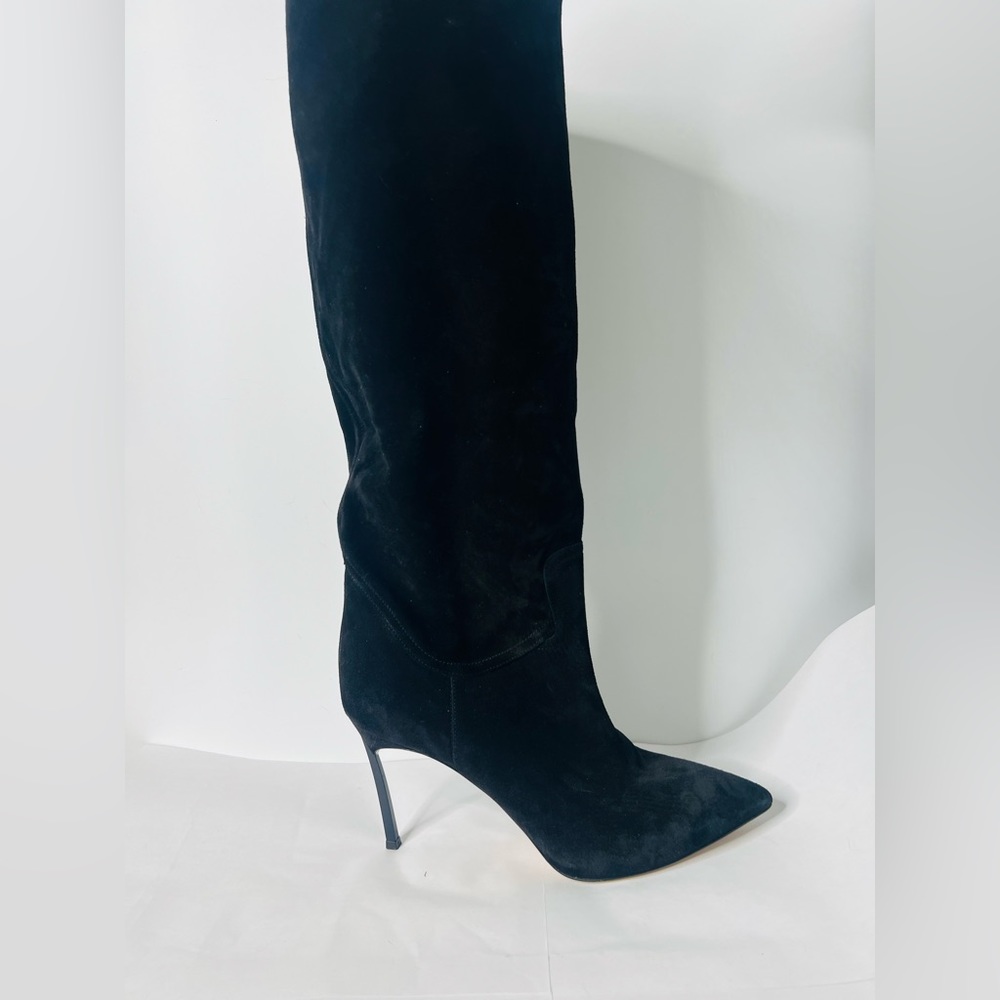Casadei blade boots real suede size 7.5